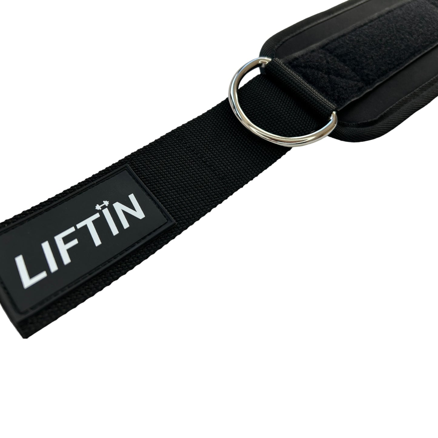 LIFTIN ankle straps - comfortabele zwarte straps voor veelzijdige oefeningen zoals kickbacks - close up