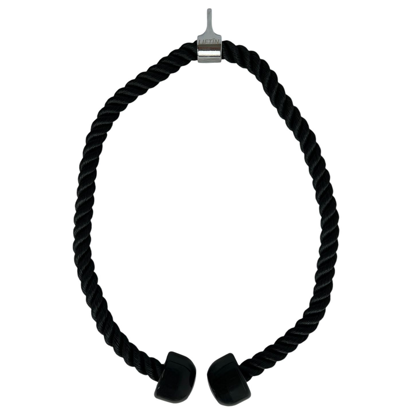 LIFTIN tricep rope 140 cm - stevig en duurzaam triceps touw van nylon, dubbel zo lang als standaard - bovenaanzicht