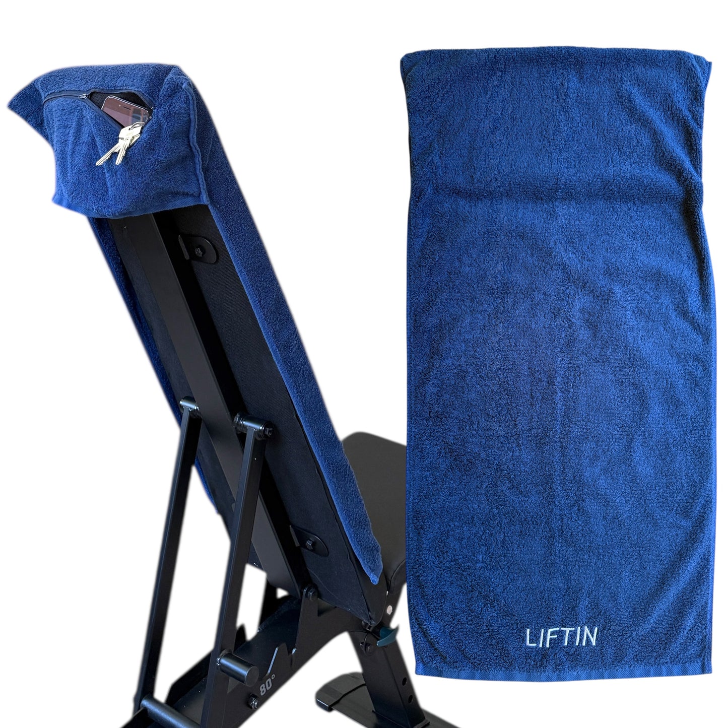 Liftin Premium Black Sports Towel