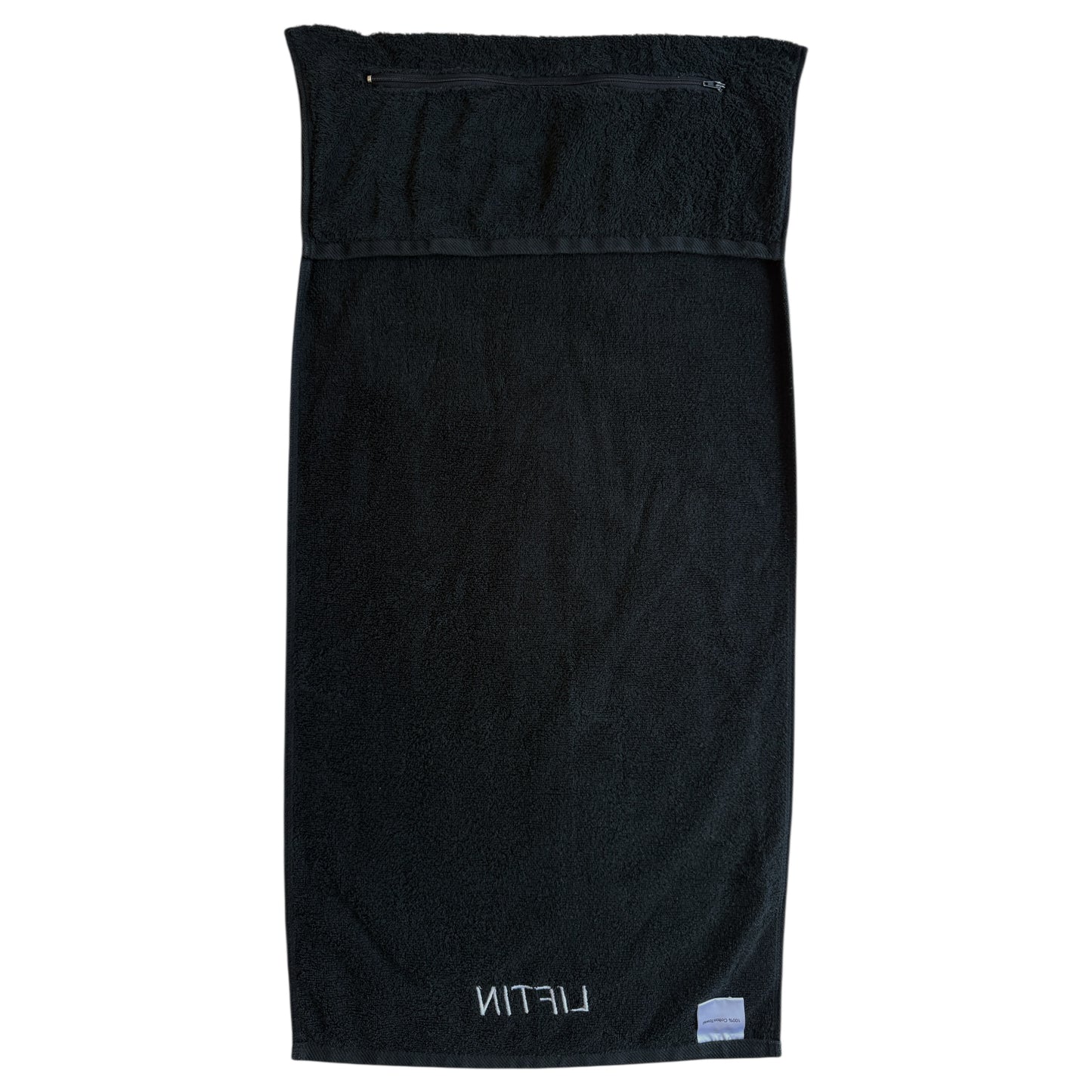 Sports towel Cotton Black
