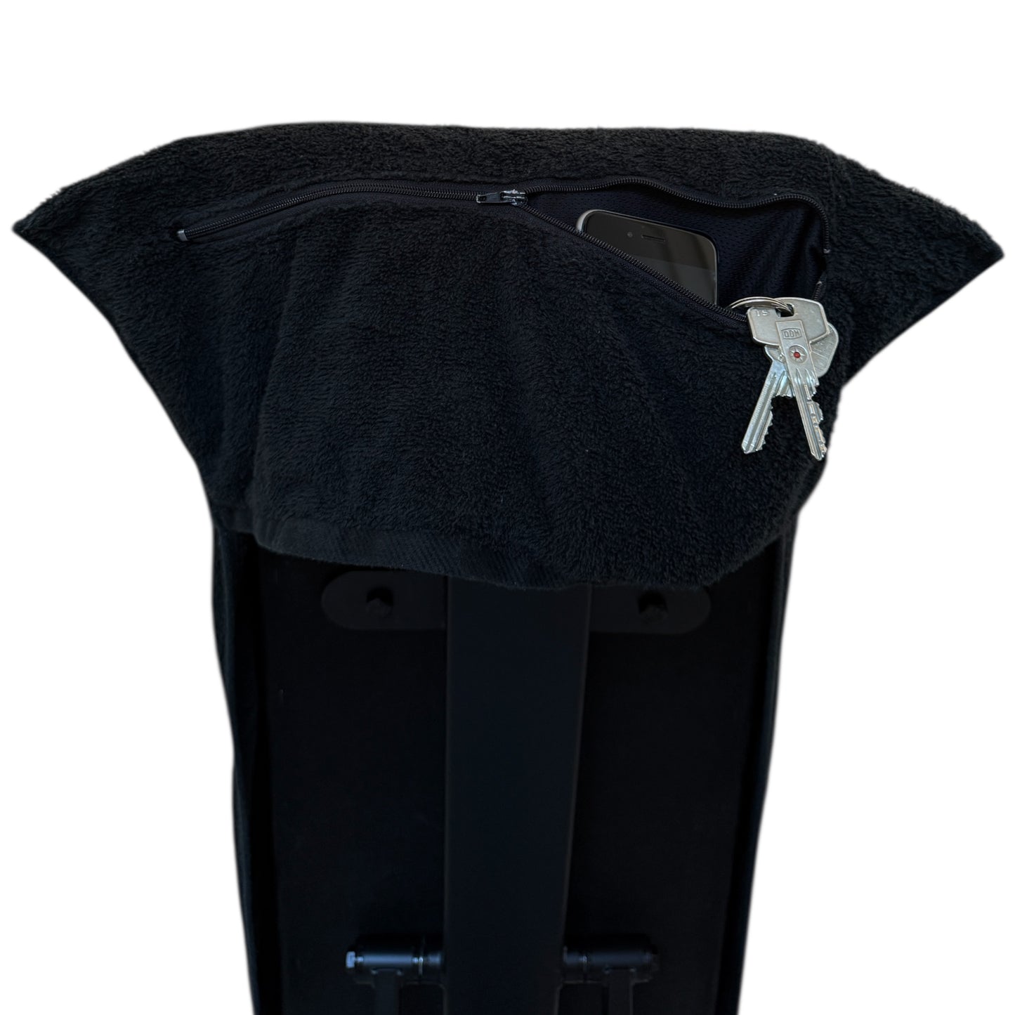 Sports towel Cotton Black