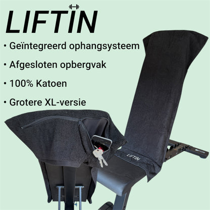 Sporthanddoek 100% Katoen XL Zwart