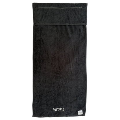 Sporthanddoek 100% Katoen XL Zwart