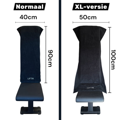 Sporthanddoek 100% Katoen XL Zwart