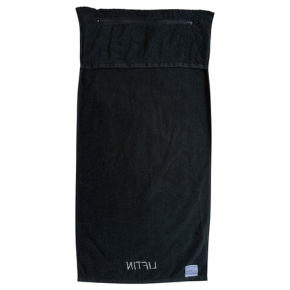 Sports towel Cotton Black