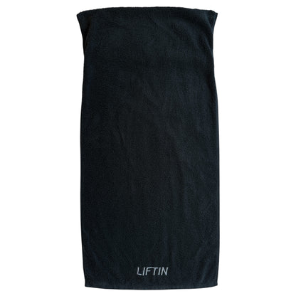 Sports towel Cotton Black
